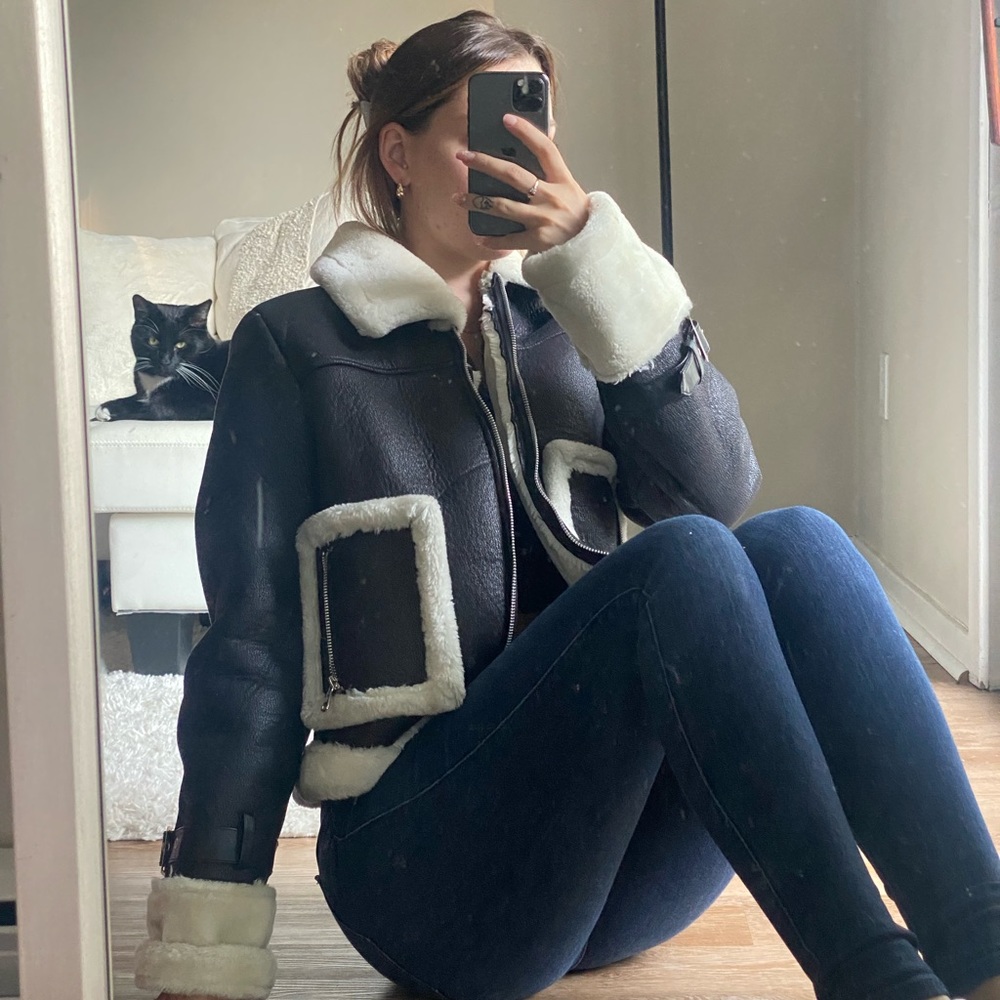 🖤fun leather jacket